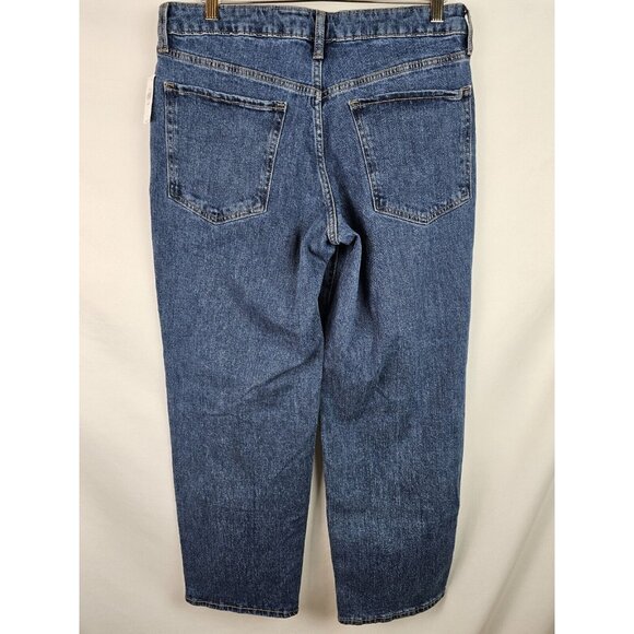Old Navy Women's Jeans Size 12 Petite O.G. Loose High Rise Button Fly Denim Pant - Picture 8 of 11